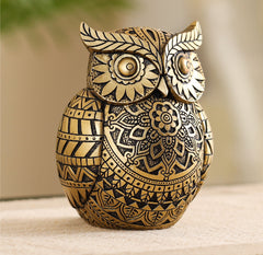 Decorative Ornate Lucky Owl Figurine