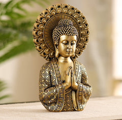 Decorative Serene Buddha Statue, 24 cm